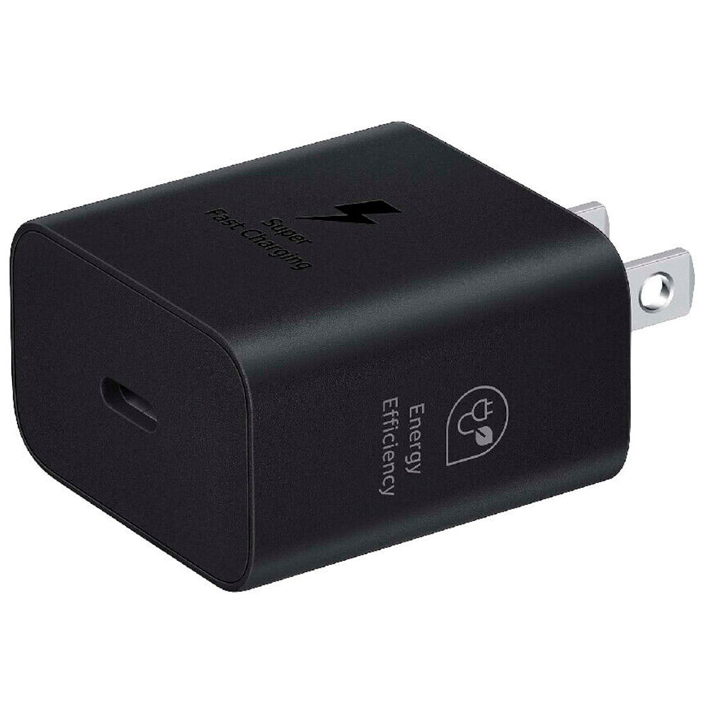 Cargador Samsung 25 watts entrada type C sin cable 