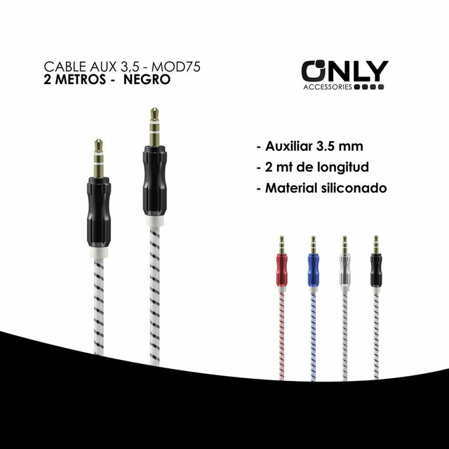 Cable Only Auxiliar 3.5 mm 