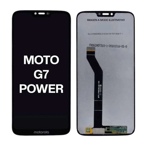 [TT84] Módulo Motorola G7 Power Preto SVC sin marco 