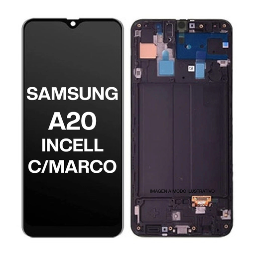 [TT104] Módulo Samsung A20FR oled/svc con marco 