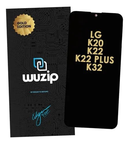 [TT110] Módulo LG K22/K22 plus con marco Gold Edition 